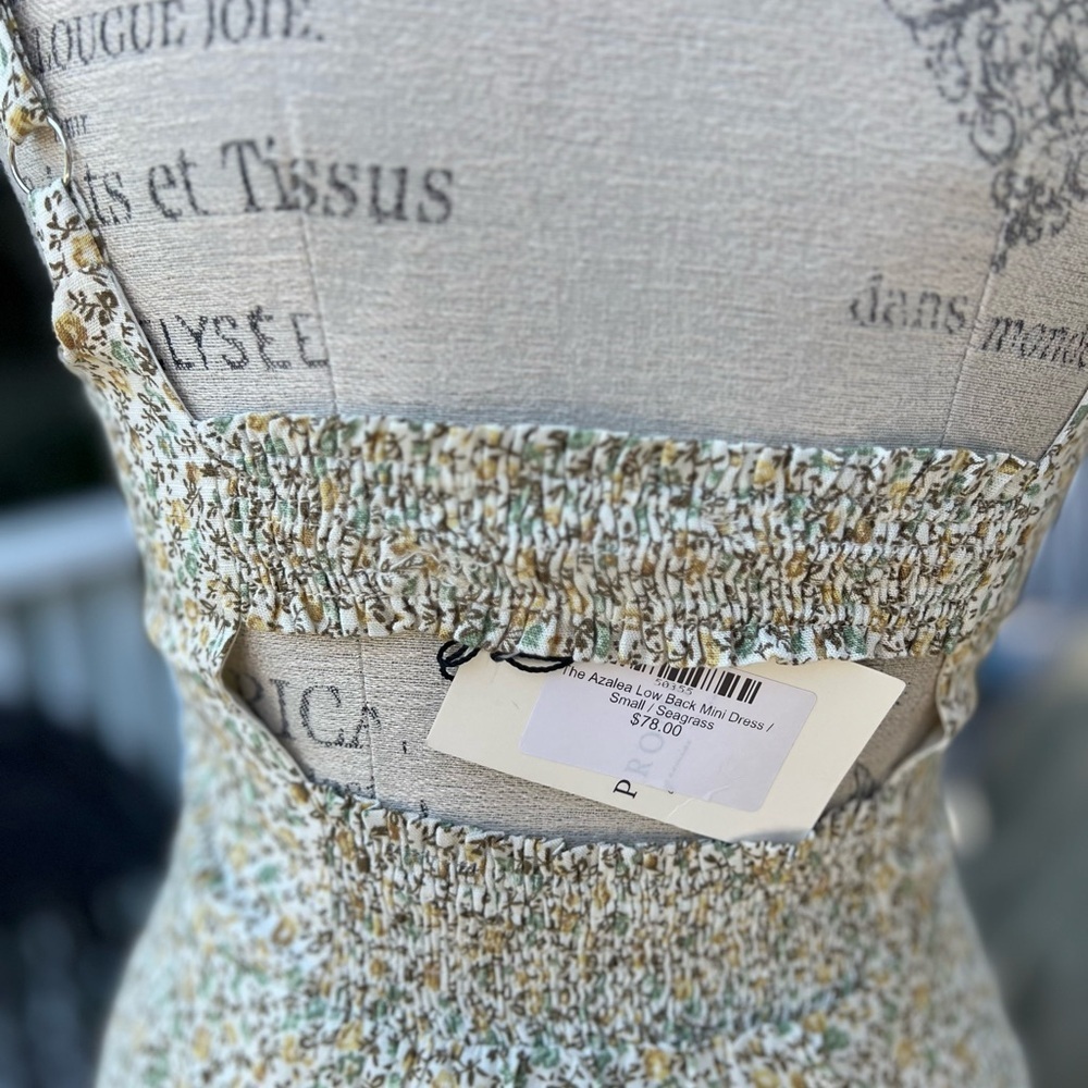 Promesa The Azalea Low Mini Sundress Size Small Seagrass NWT - Picture 6 of 14